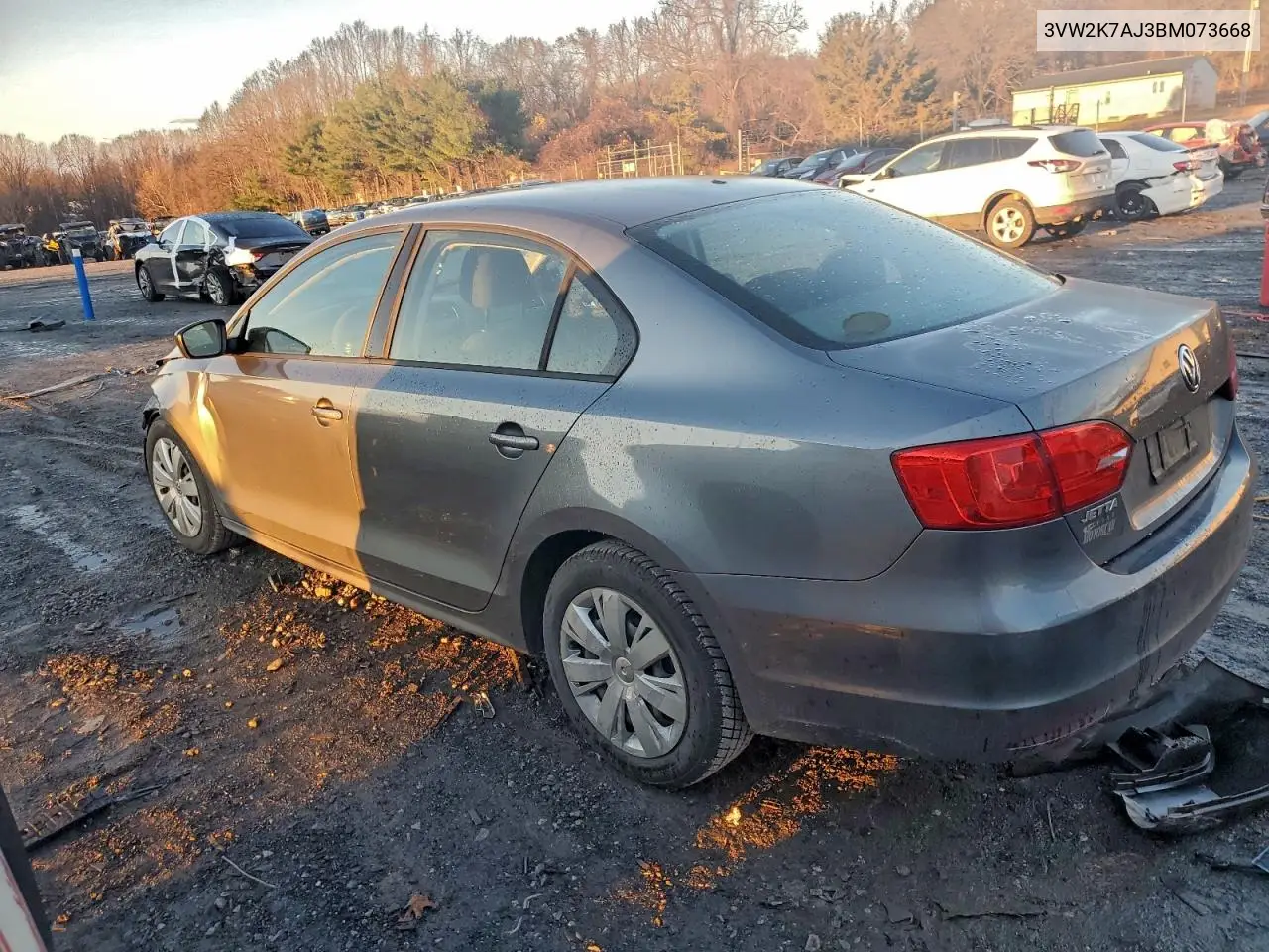 3VW2K7AJ3BM073668 2011 Volkswagen Jetta Base