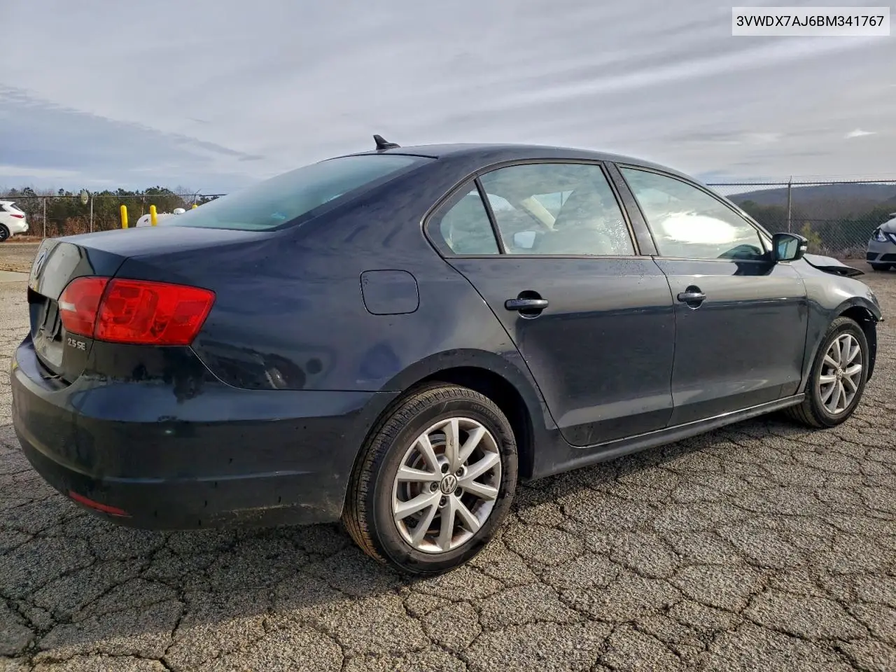 3VWDX7AJ6BM341767 2011 Volkswagen Jetta Se