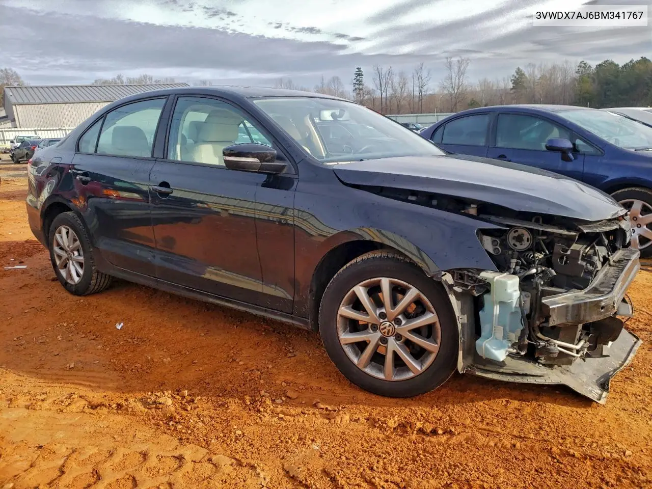 3VWDX7AJ6BM341767 2011 Volkswagen Jetta Se