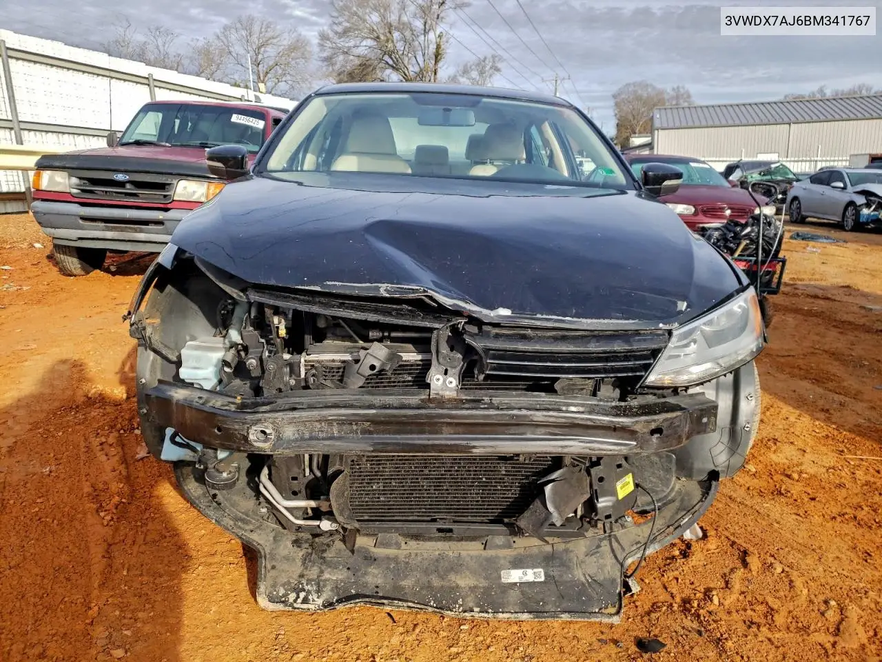 3VWDX7AJ6BM341767 2011 Volkswagen Jetta Se