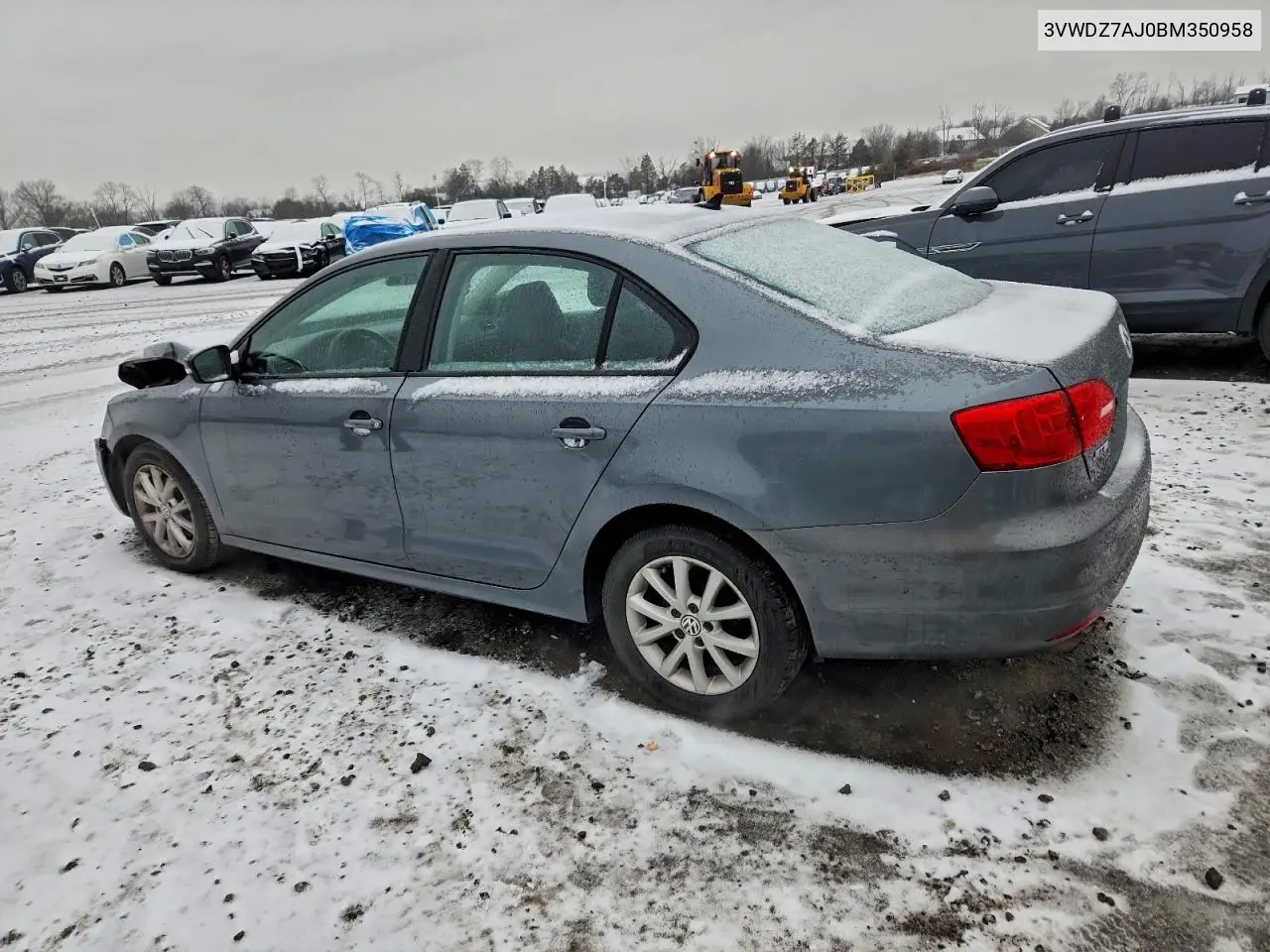 3VWDZ7AJ0BM350958 2011 Volkswagen Jetta Se
