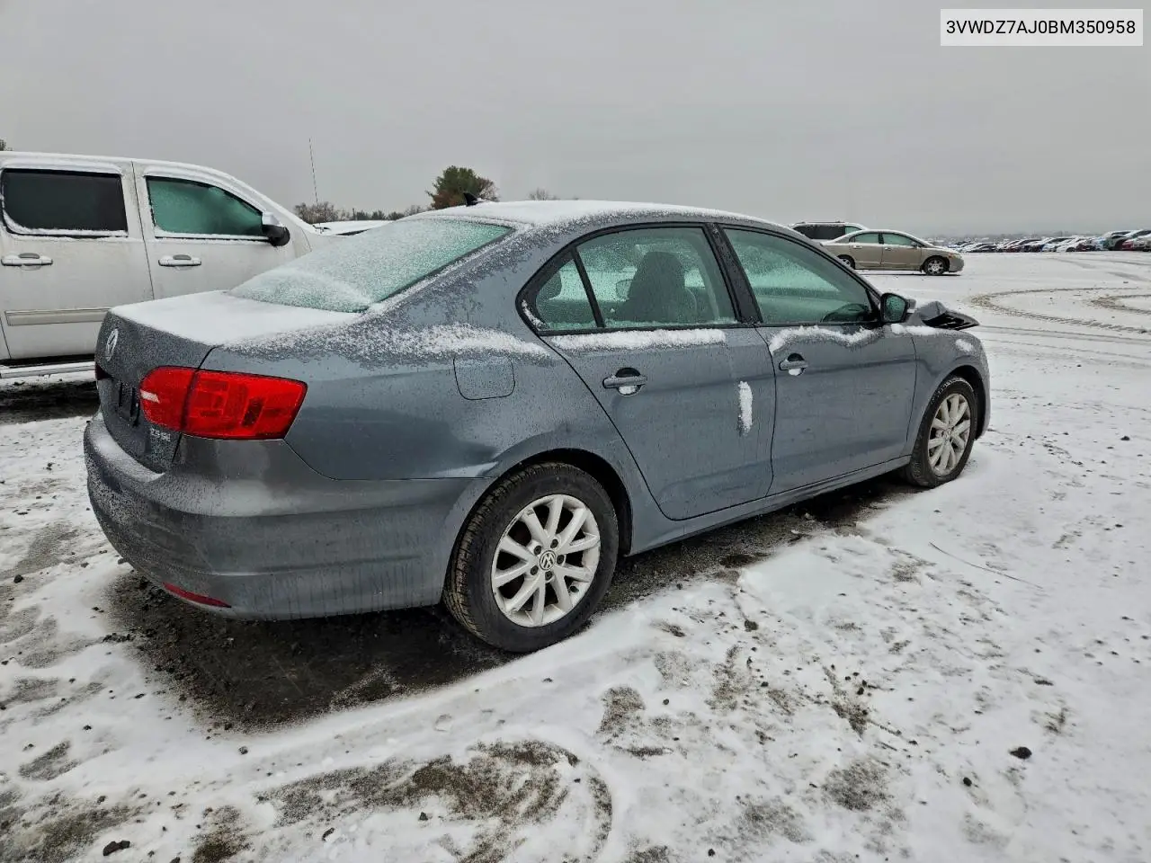 3VWDZ7AJ0BM350958 2011 Volkswagen Jetta Se