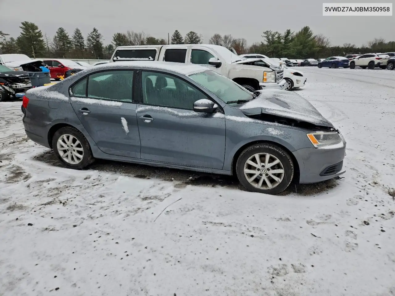 3VWDZ7AJ0BM350958 2011 Volkswagen Jetta Se