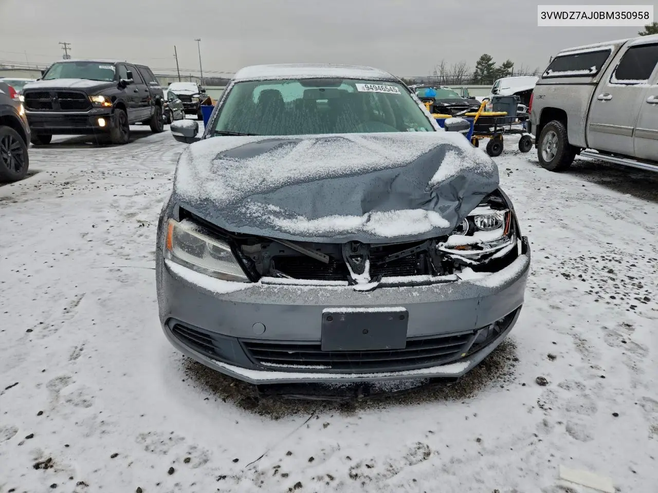 3VWDZ7AJ0BM350958 2011 Volkswagen Jetta Se