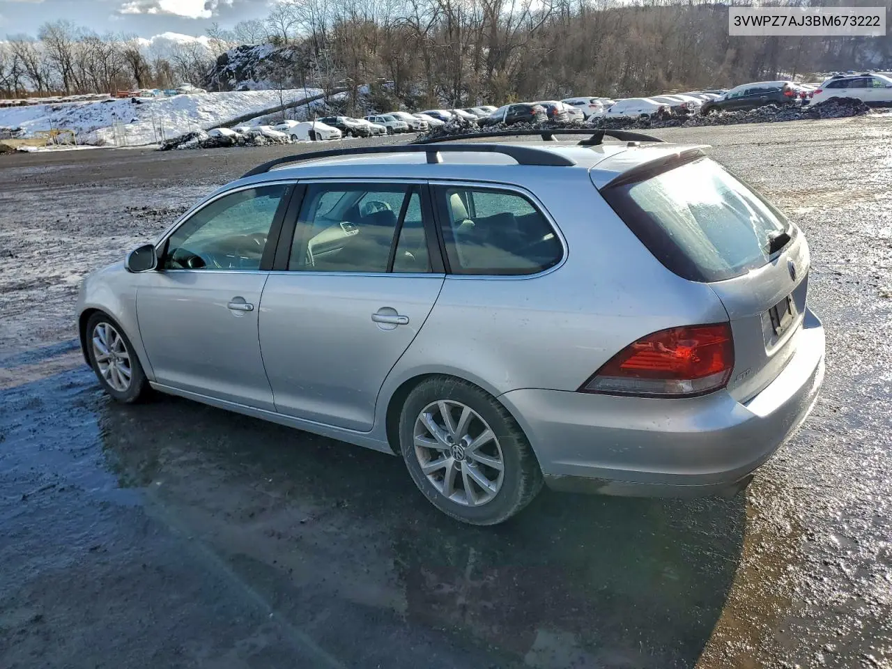 3VWPZ7AJ3BM673222 2011 Volkswagen Jetta S