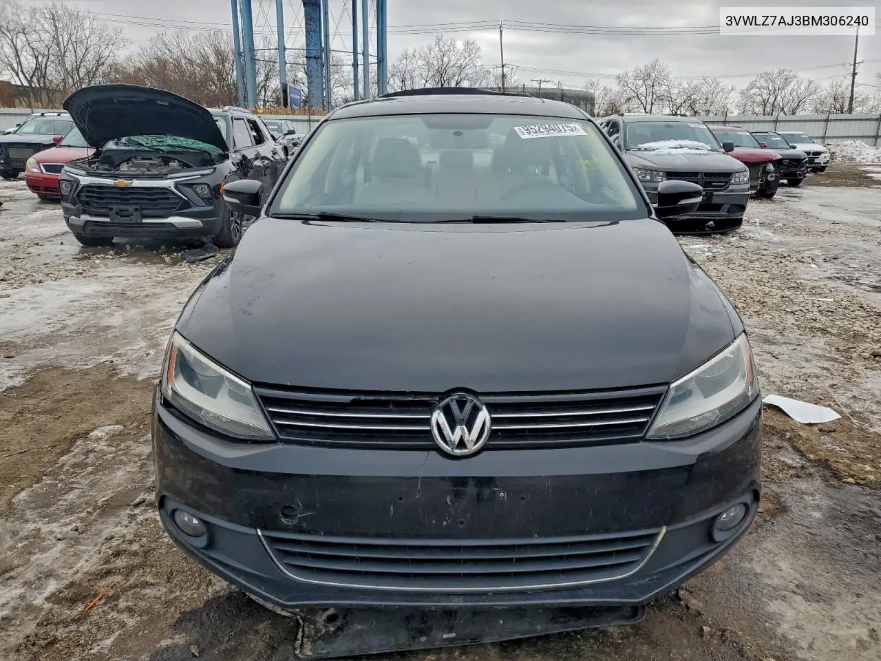 3VWLZ7AJ3BM306240 2011 Volkswagen Jetta Sel