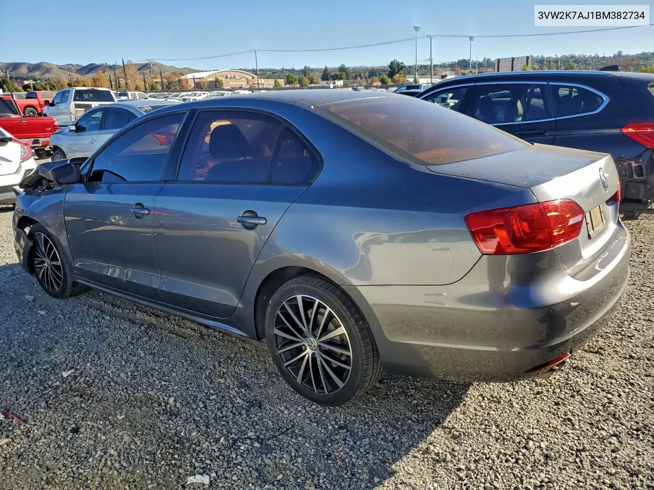 3VW2K7AJ1BM382734 2011 Volkswagen Jetta Base