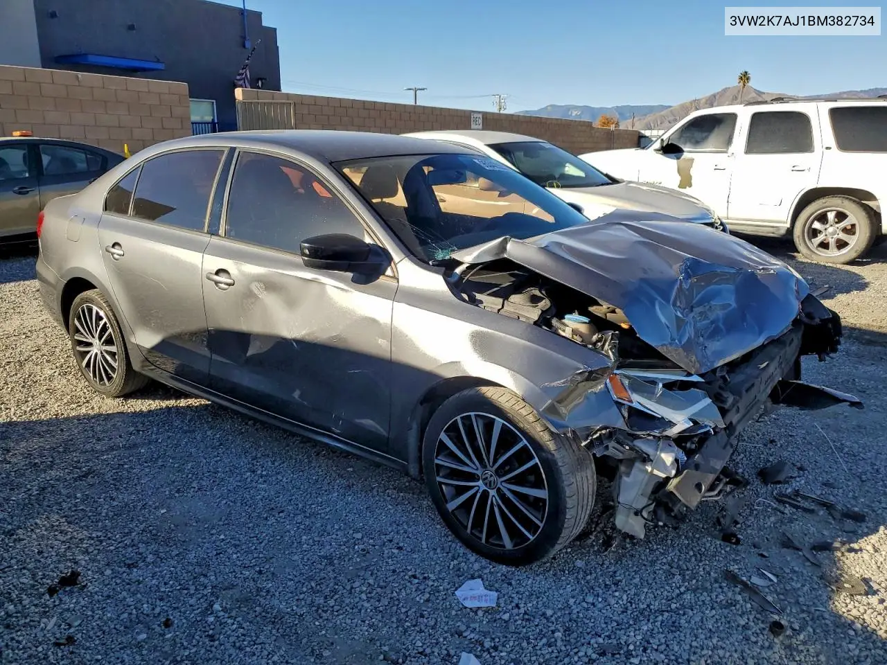 3VW2K7AJ1BM382734 2011 Volkswagen Jetta Base