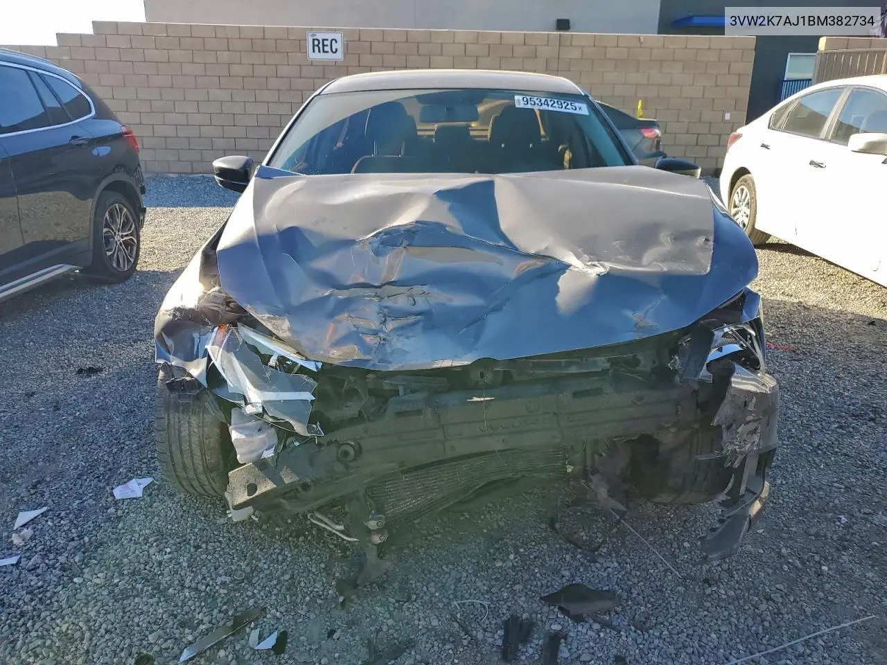 3VW2K7AJ1BM382734 2011 Volkswagen Jetta Base