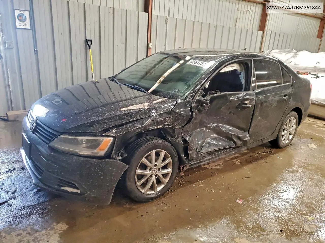 3VWDZ7AJ7BM361844 2011 Volkswagen Jetta Se