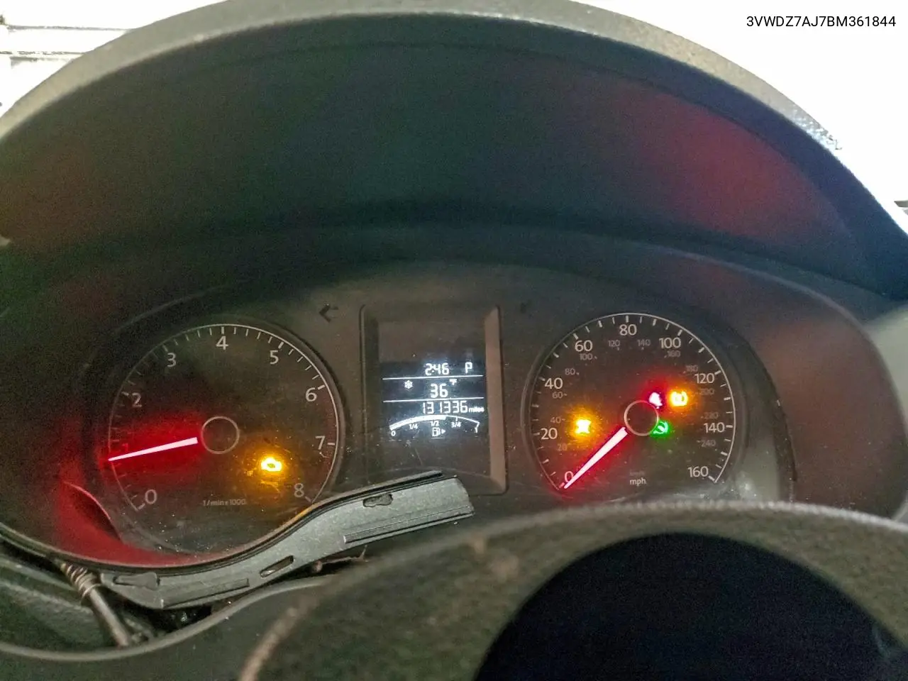 3VWDZ7AJ7BM361844 2011 Volkswagen Jetta Se