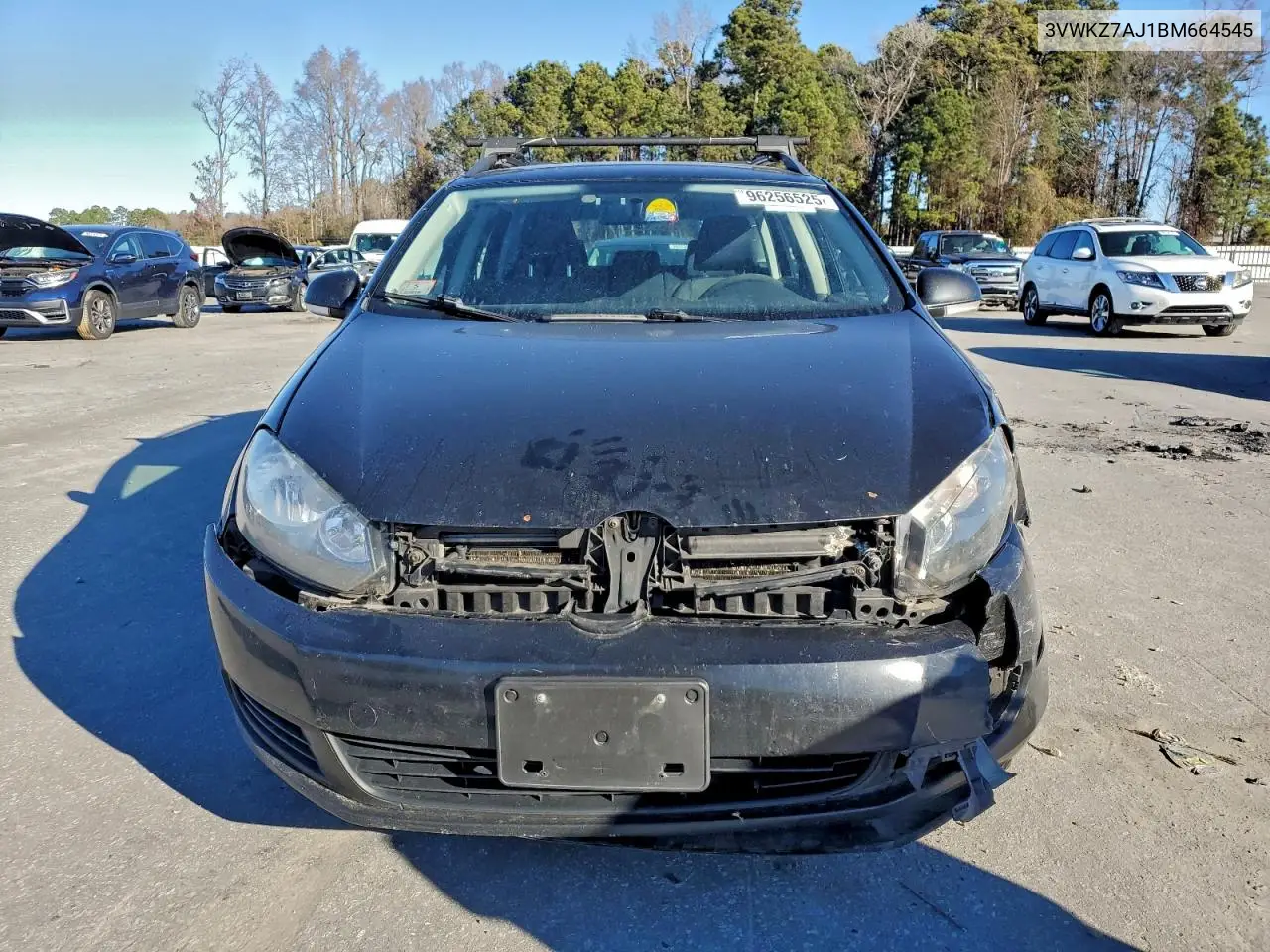 3VWKZ7AJ1BM664545 2011 Volkswagen Jetta S