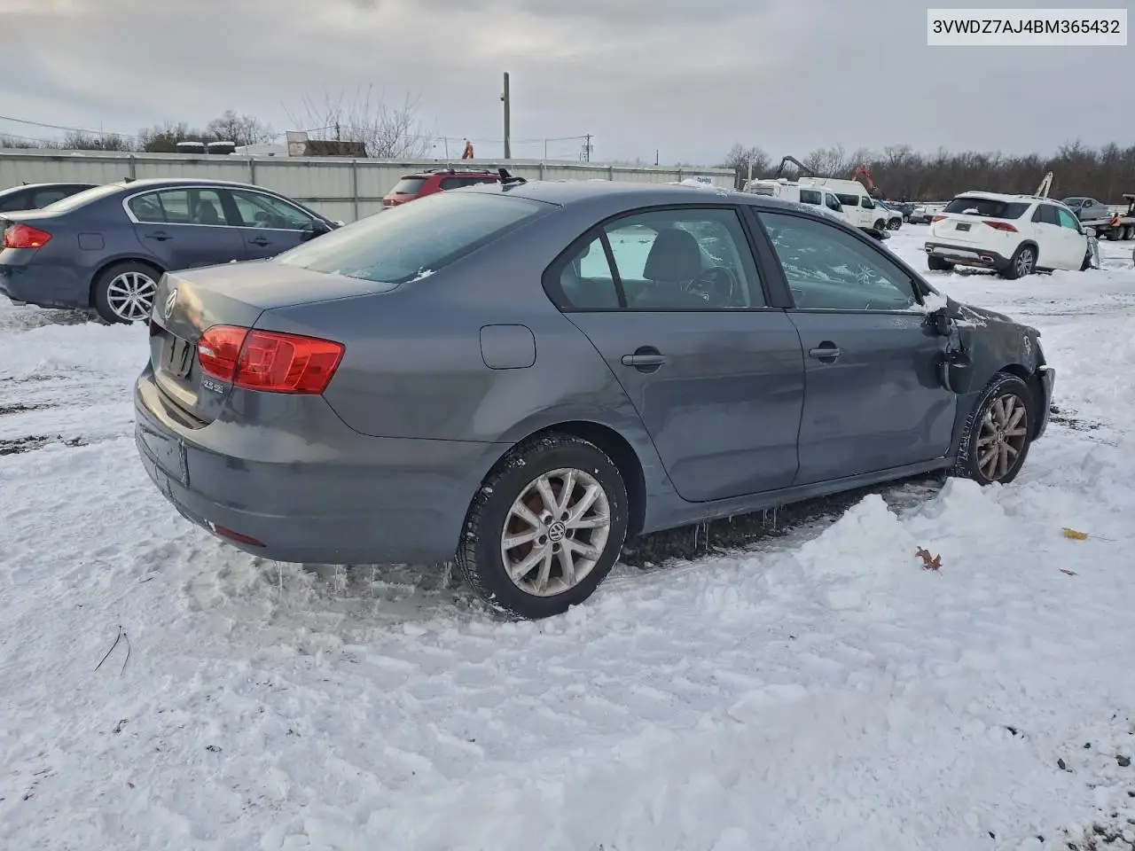 3VWDZ7AJ4BM365432 2011 Volkswagen Jetta Se