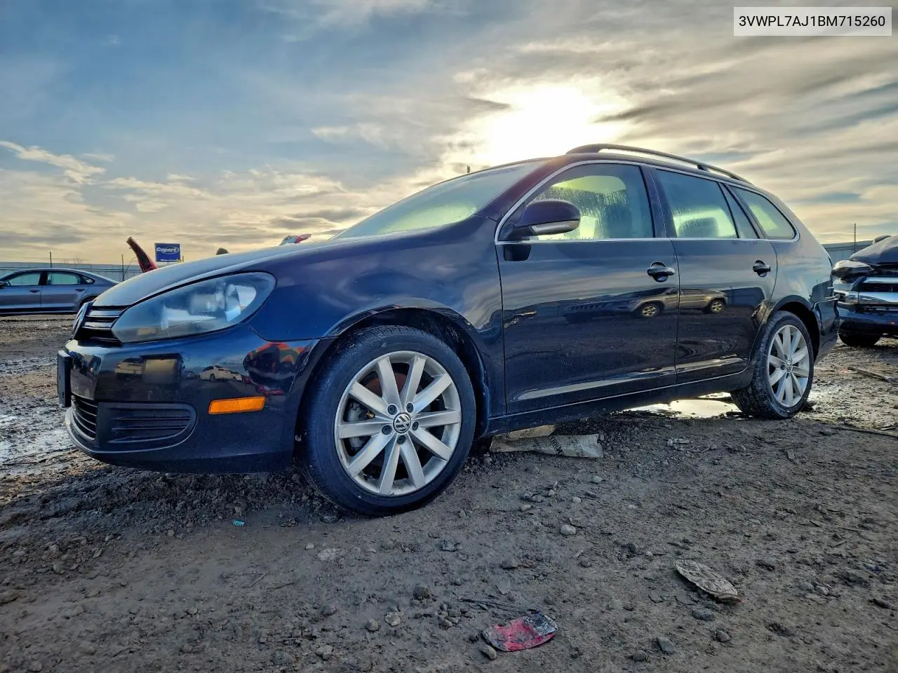 3VWPL7AJ1BM715260 2011 Volkswagen Jetta Tdi