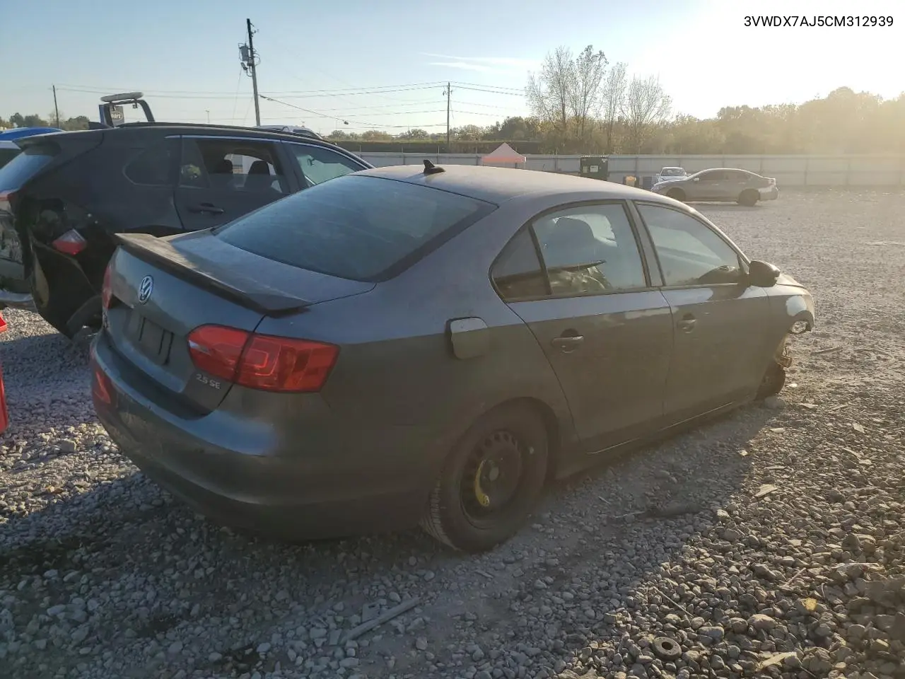 3VWDX7AJ5CM312939 2012 Volkswagen Jetta Se