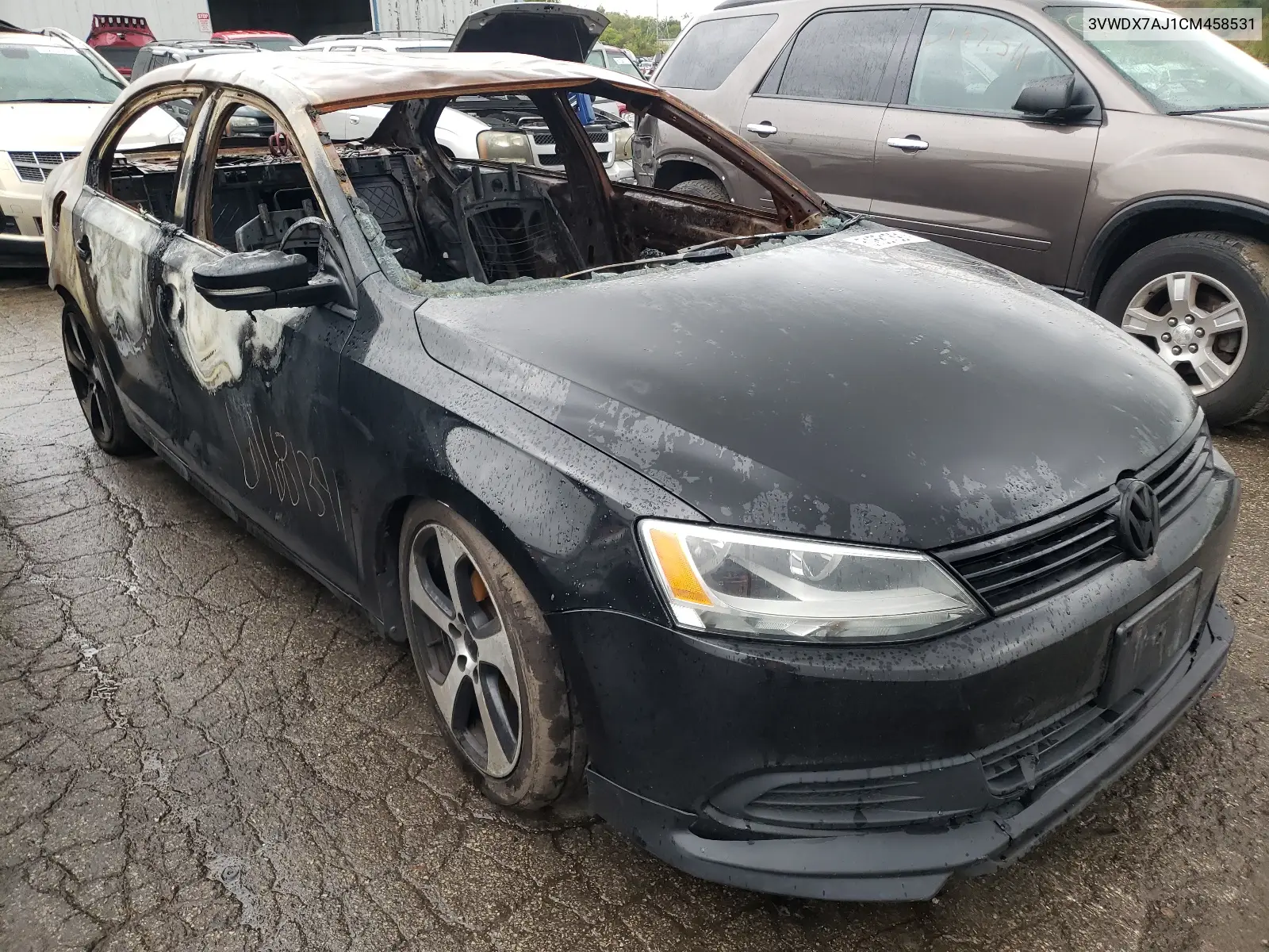 3VWDX7AJ1CM458531 2012 Volkswagen Jetta Se