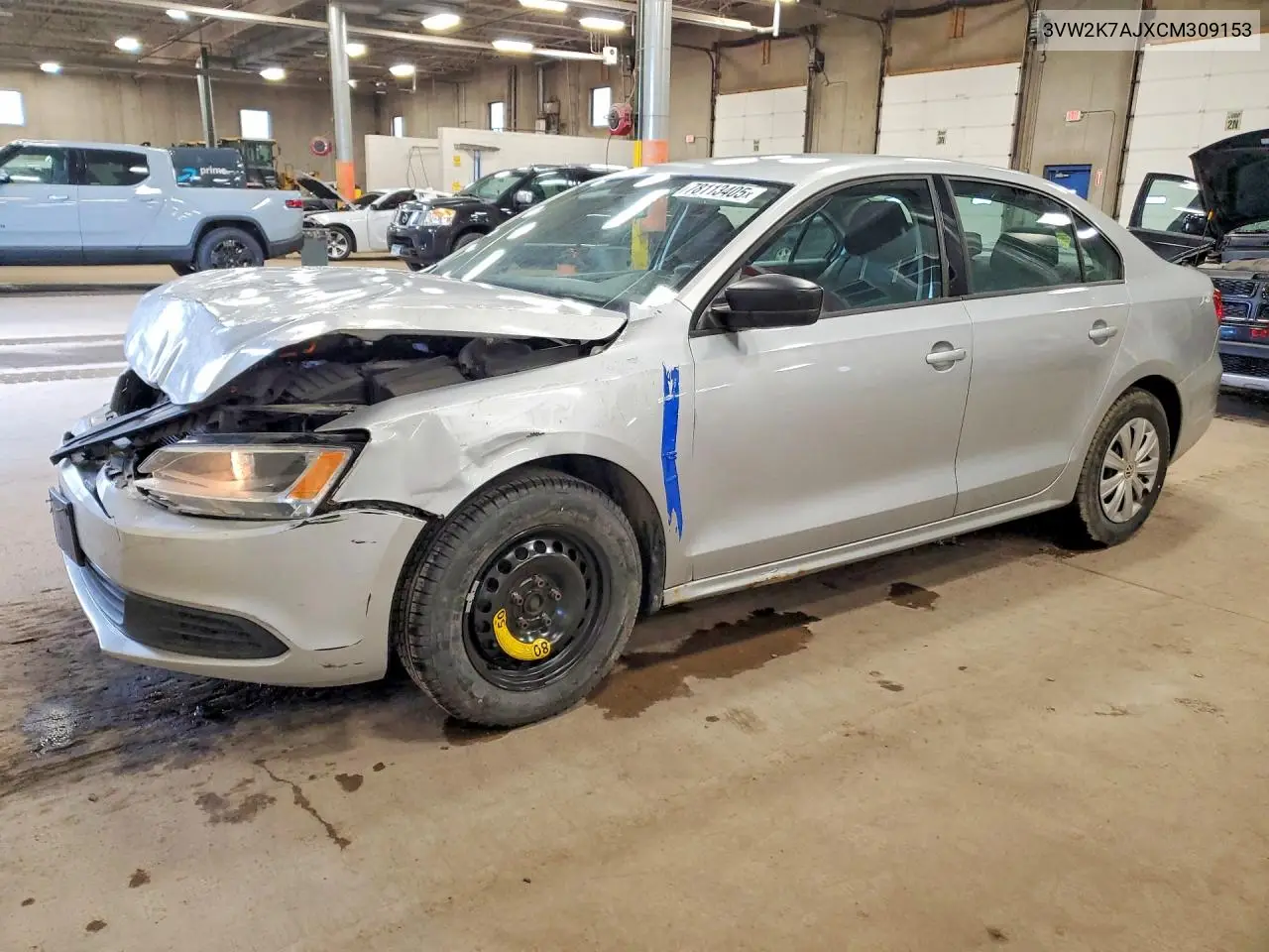 3VW2K7AJXCM309153 2012 Volkswagen Jetta Base