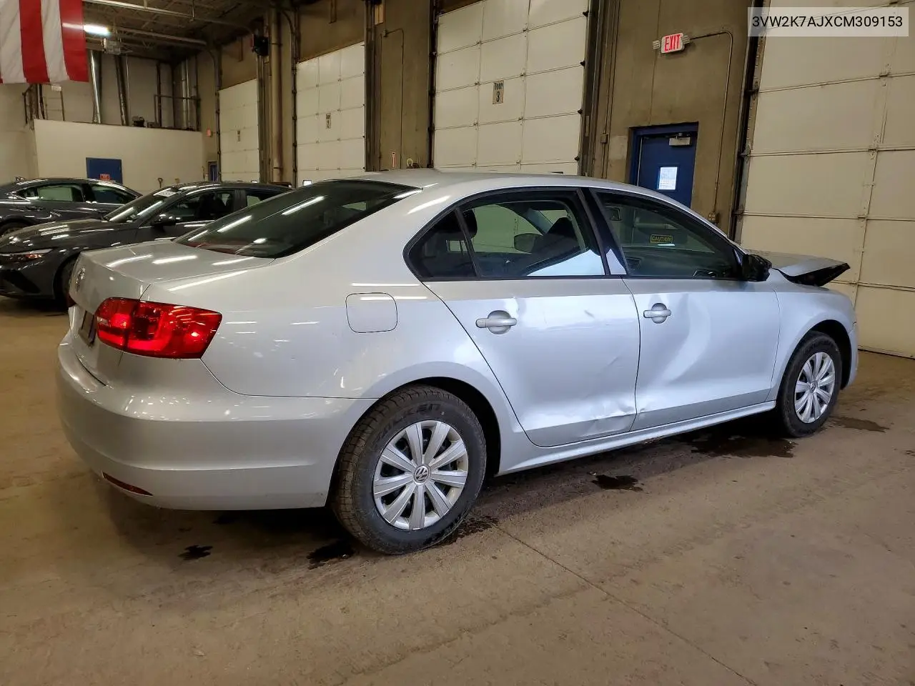 3VW2K7AJXCM309153 2012 Volkswagen Jetta Base