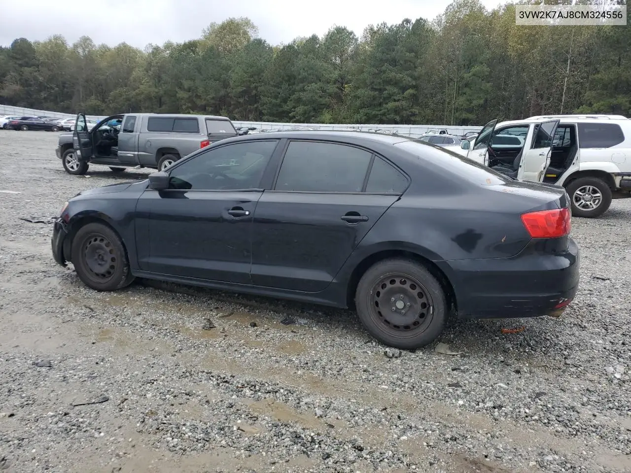 3VW2K7AJ8CM324556 2012 Volkswagen Jetta Base