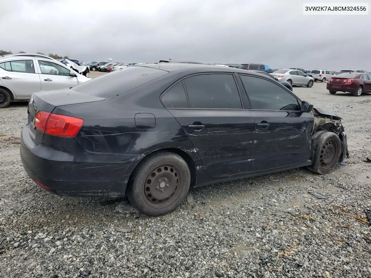 3VW2K7AJ8CM324556 2012 Volkswagen Jetta Base