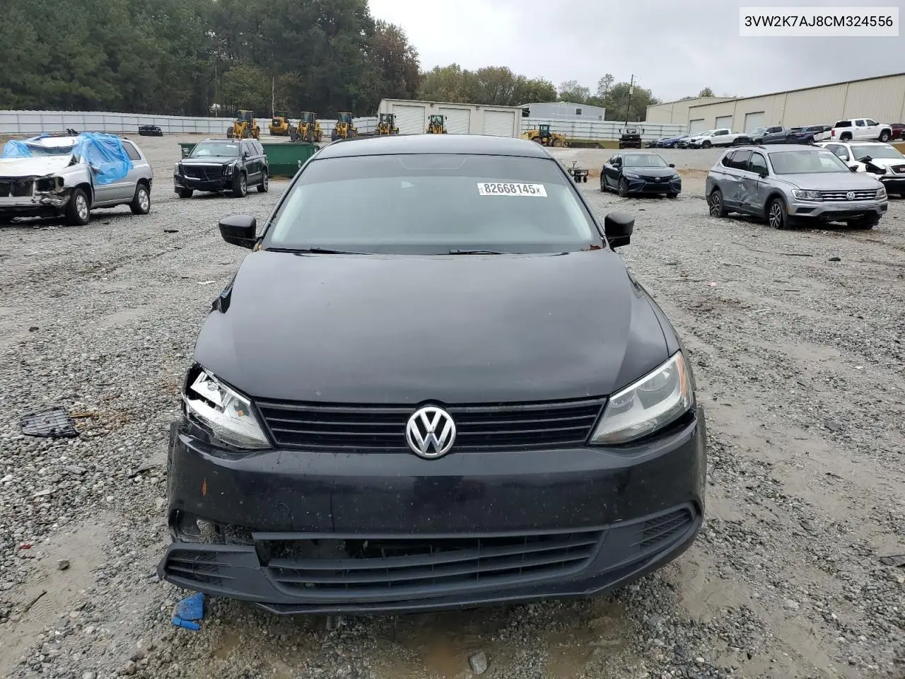 3VW2K7AJ8CM324556 2012 Volkswagen Jetta Base