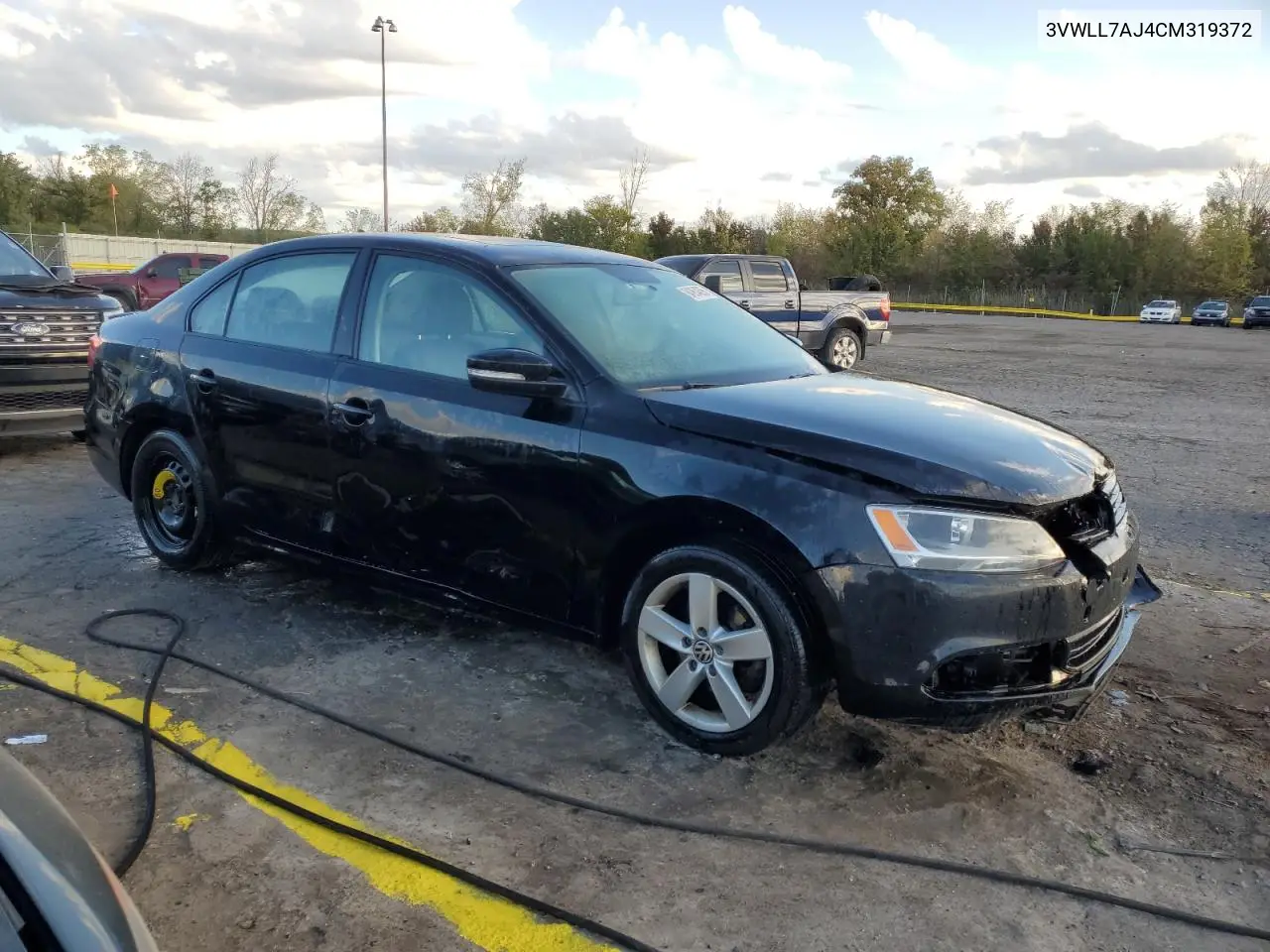 3VWLL7AJ4CM319372 2012 Volkswagen Jetta Tdi