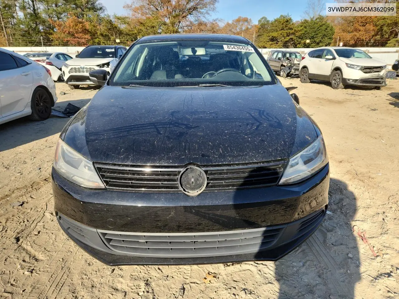 3VWDP7AJ6CM362099 2012 Volkswagen Jetta Se