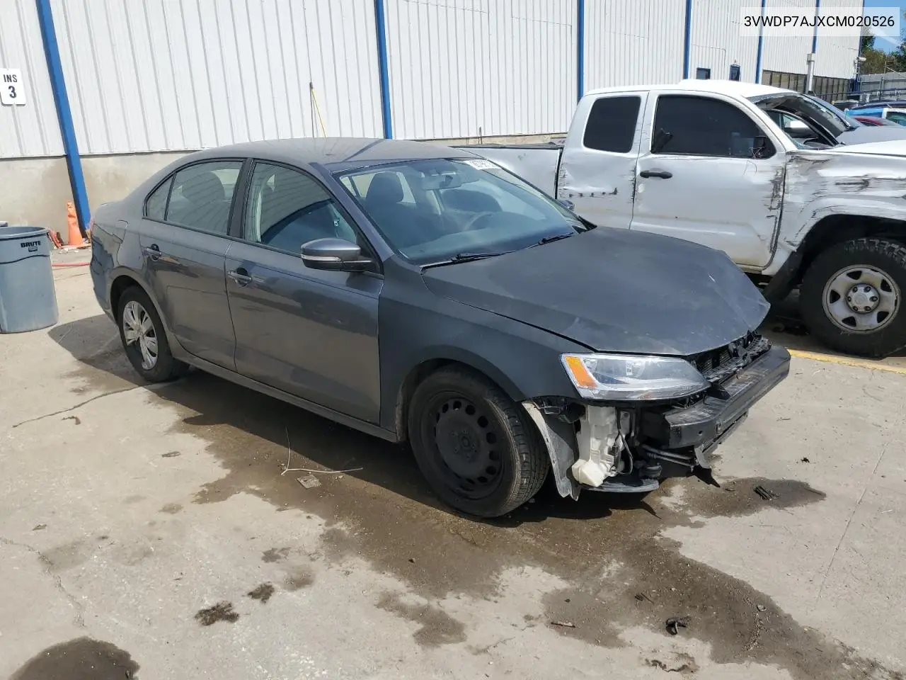 3VWDP7AJXCM020526 2012 Volkswagen Jetta Se