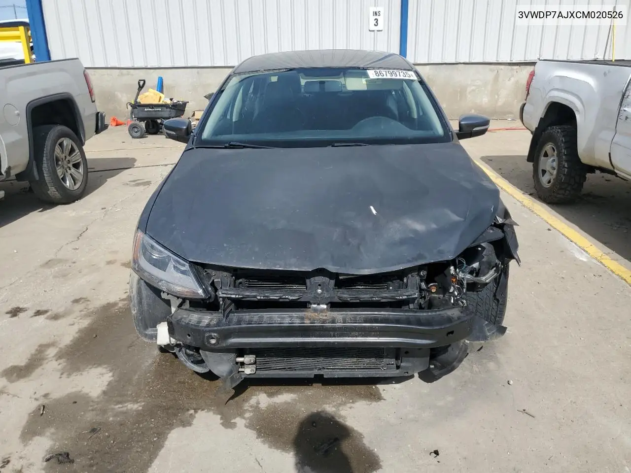 3VWDP7AJXCM020526 2012 Volkswagen Jetta Se