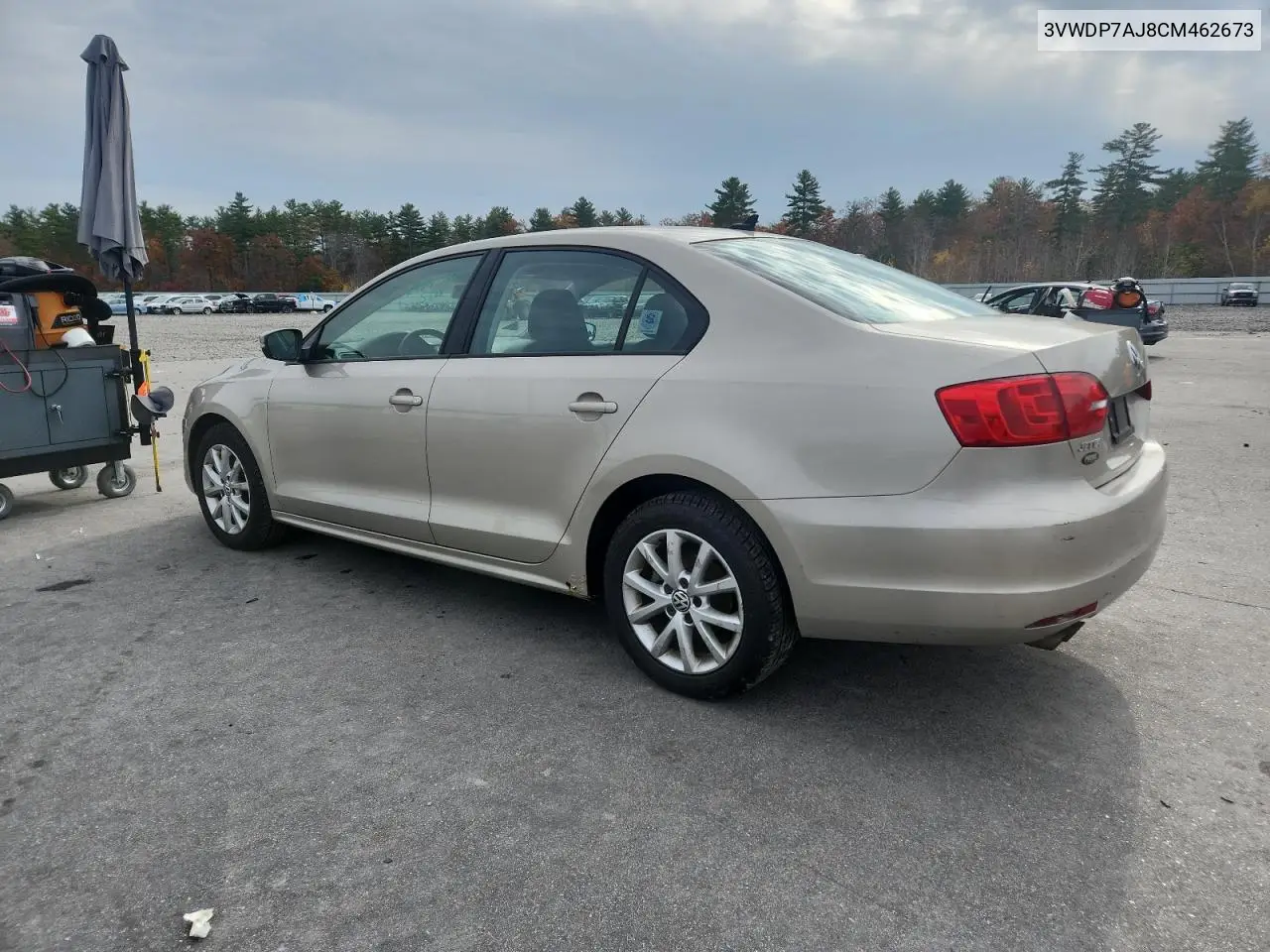 3VWDP7AJ8CM462673 2012 Volkswagen Jetta Se