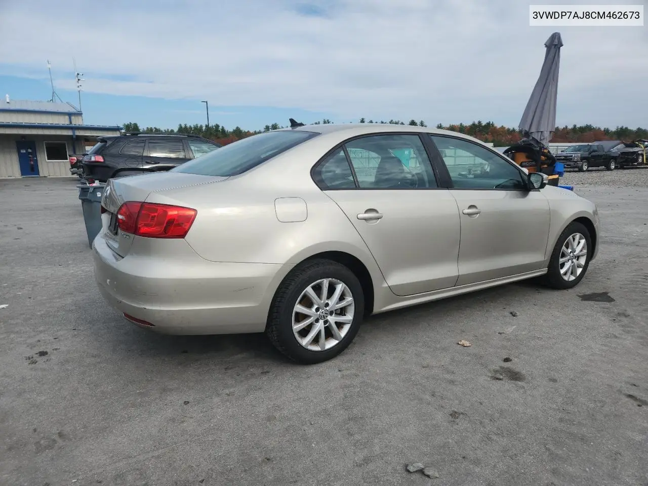 3VWDP7AJ8CM462673 2012 Volkswagen Jetta Se