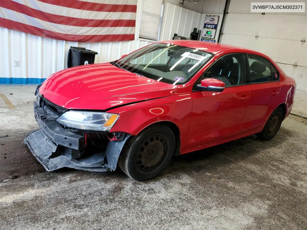 3VWBP7AJ5CM302371 2012 Volkswagen Jetta Se