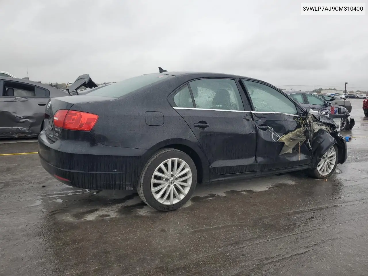 3VWLP7AJ9CM310400 2012 Volkswagen Jetta Sel