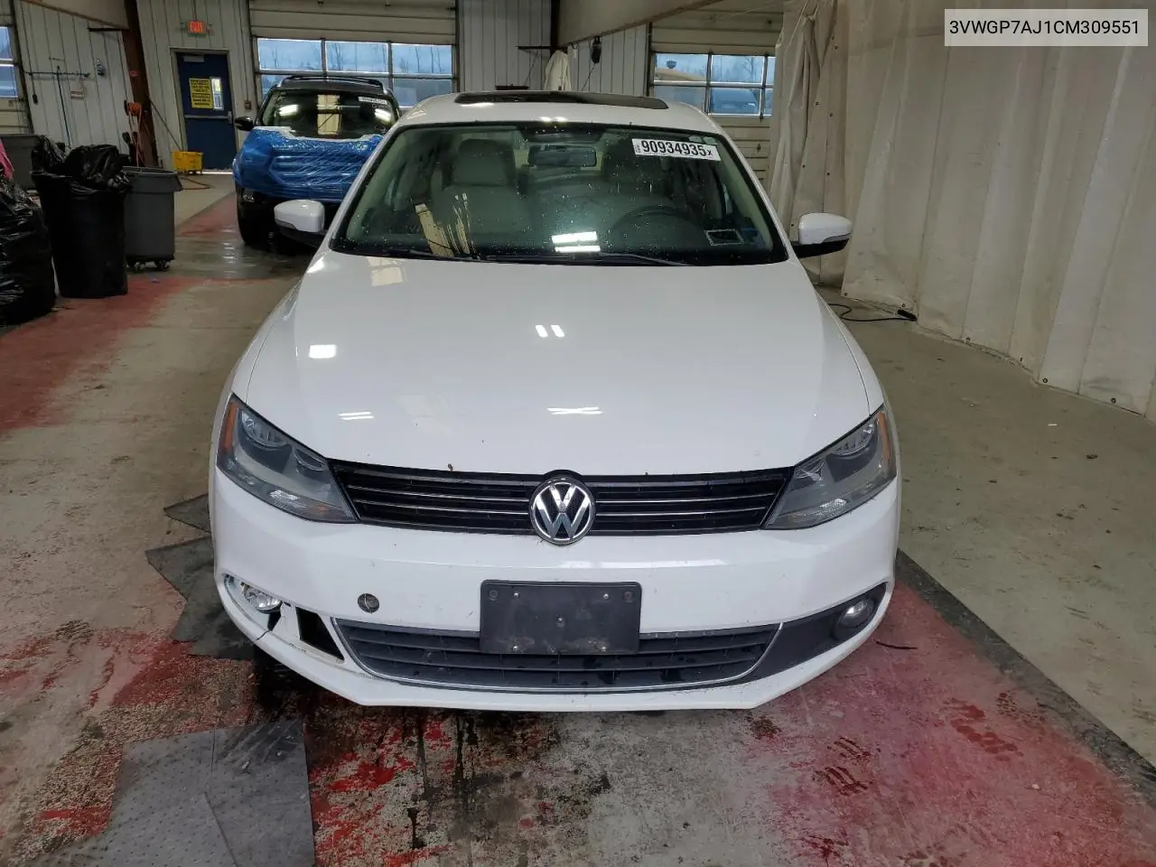 3VWGP7AJ1CM309551 2012 Volkswagen Jetta Sel