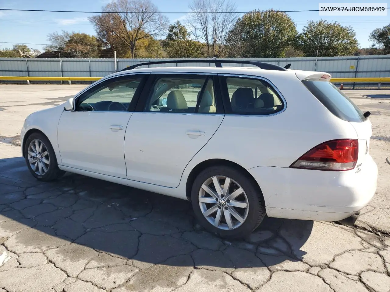 3VWPX7AJ8CM686409 2012 Volkswagen Jetta S