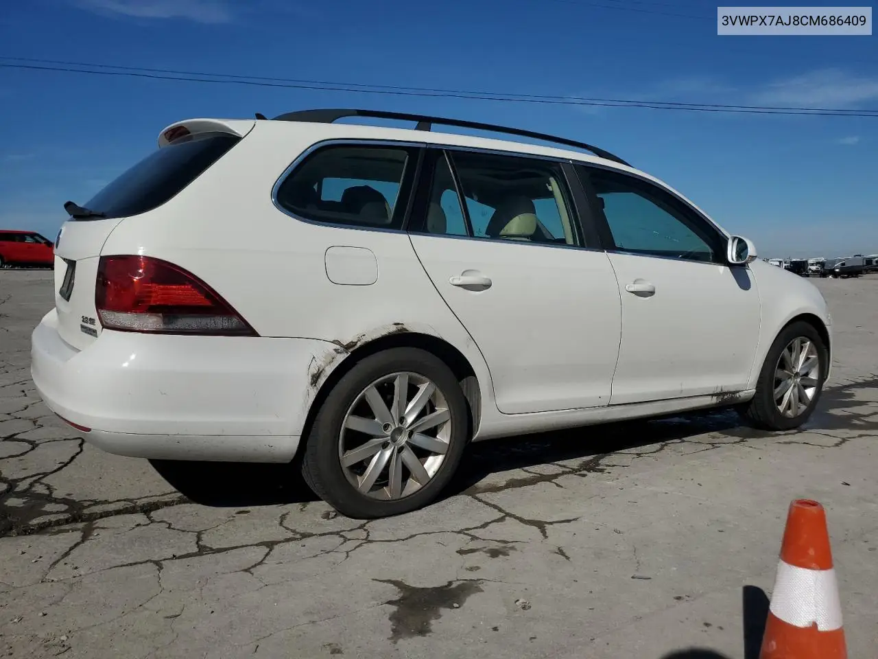 3VWPX7AJ8CM686409 2012 Volkswagen Jetta S