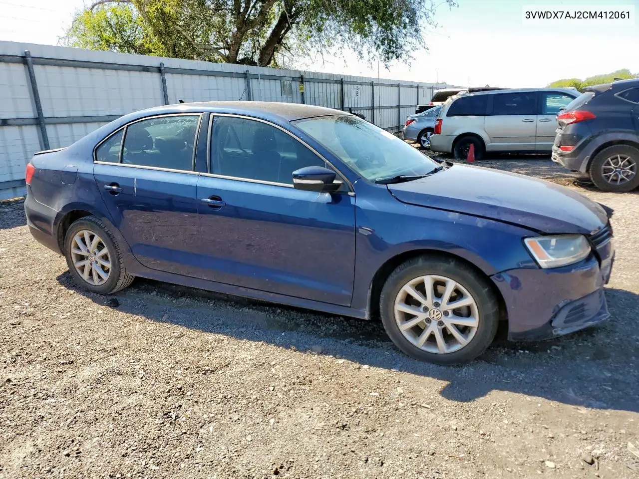 3VWDX7AJ2CM412061 2012 Volkswagen Jetta Se