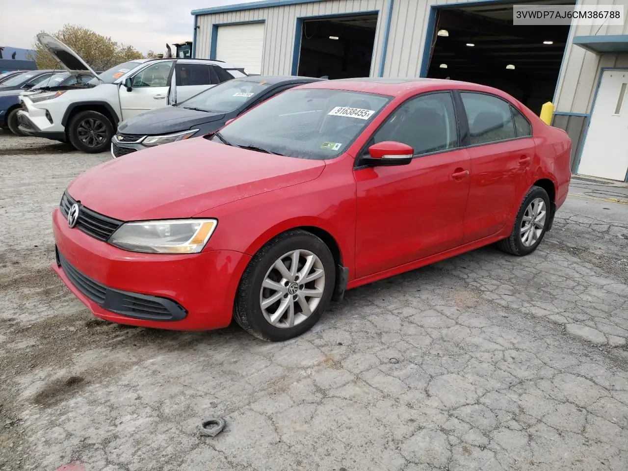 3VWDP7AJ6CM386788 2012 Volkswagen Jetta Se