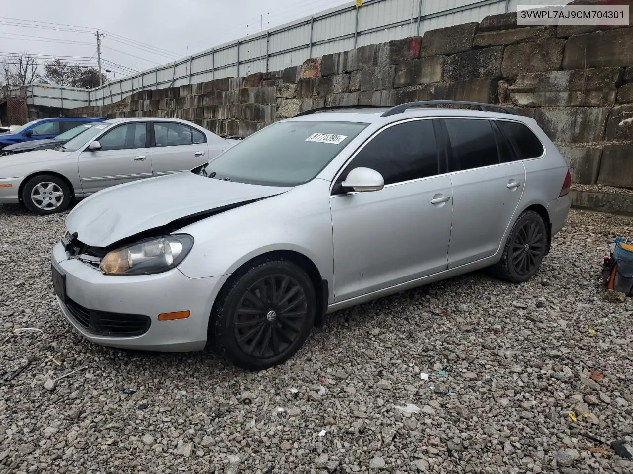 3VWPL7AJ9CM704301 2012 Volkswagen Jetta Tdi