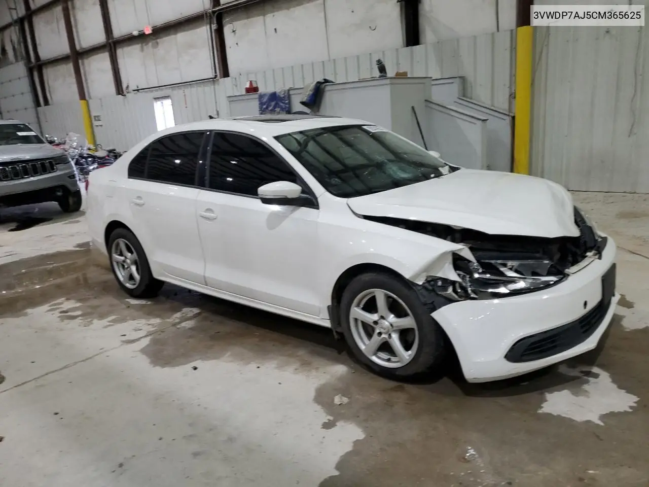 3VWDP7AJ5CM365625 2012 Volkswagen Jetta Se