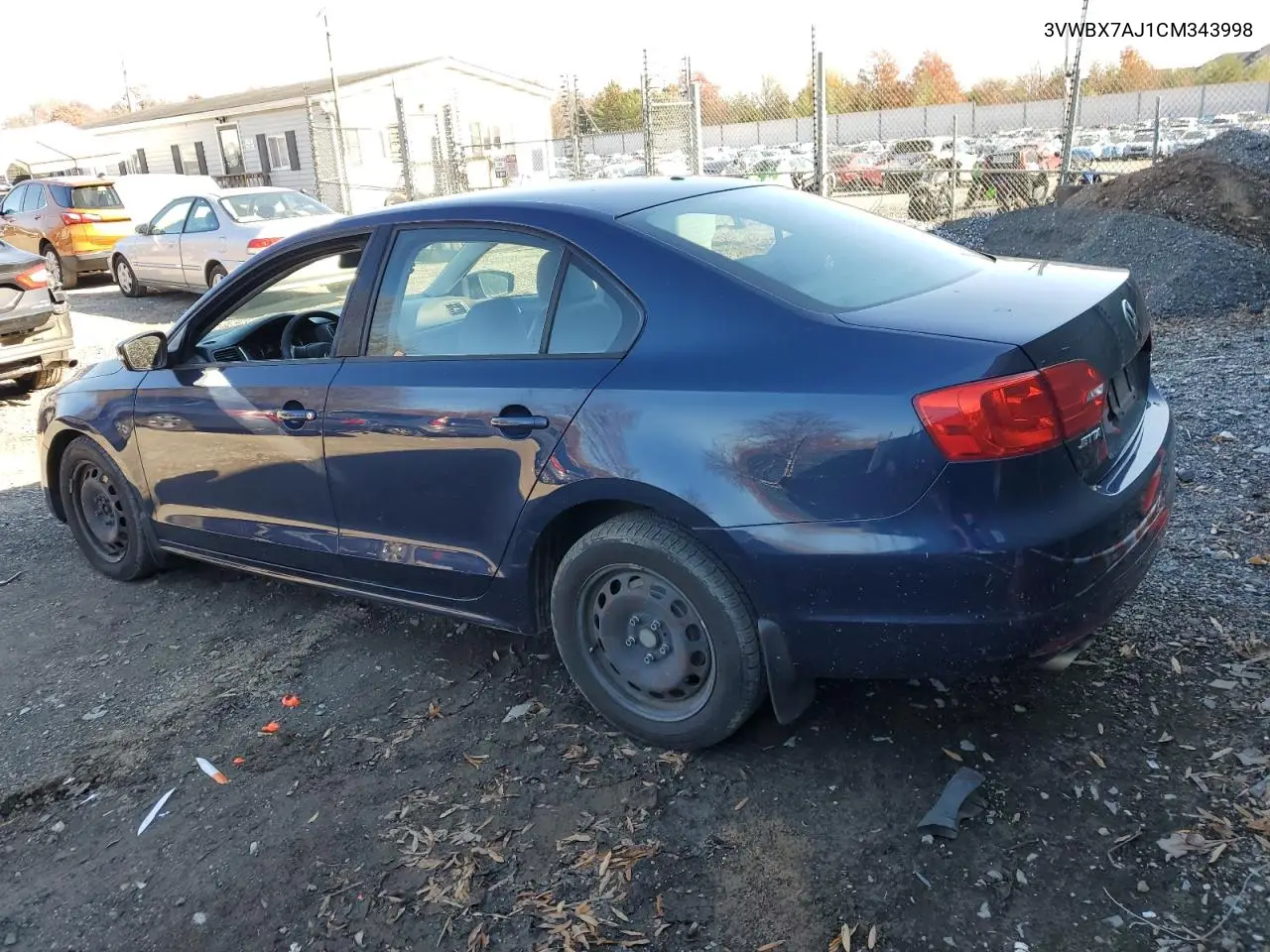 3VWBX7AJ1CM343998 2012 Volkswagen Jetta Se
