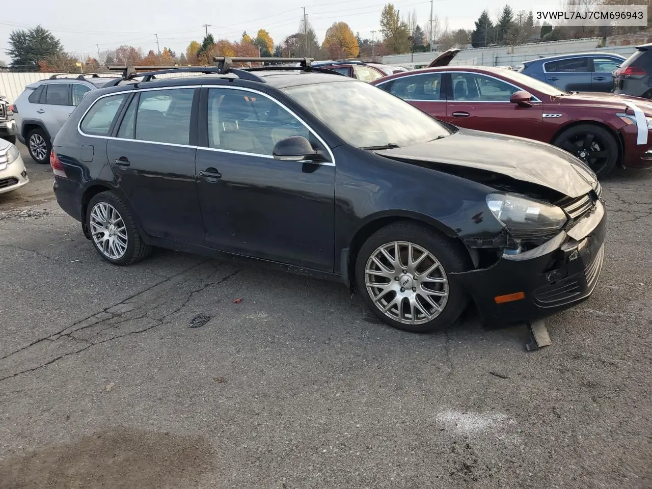 3VWPL7AJ7CM696943 2012 Volkswagen Jetta Tdi