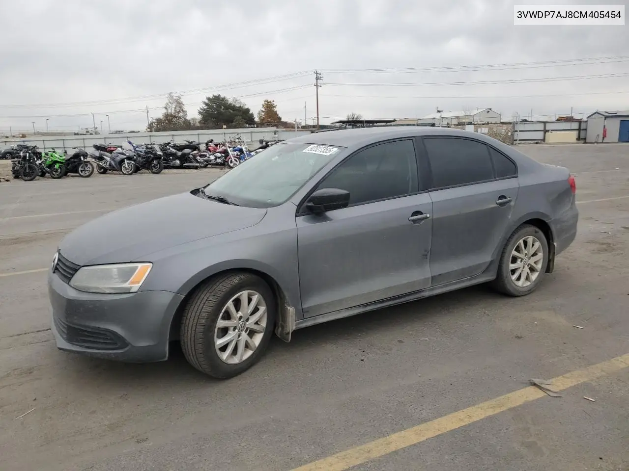 3VWDP7AJ8CM405454 2012 Volkswagen Jetta Se