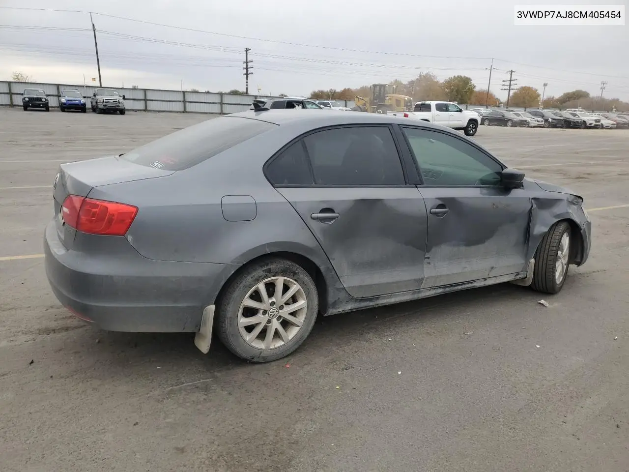 3VWDP7AJ8CM405454 2012 Volkswagen Jetta Se
