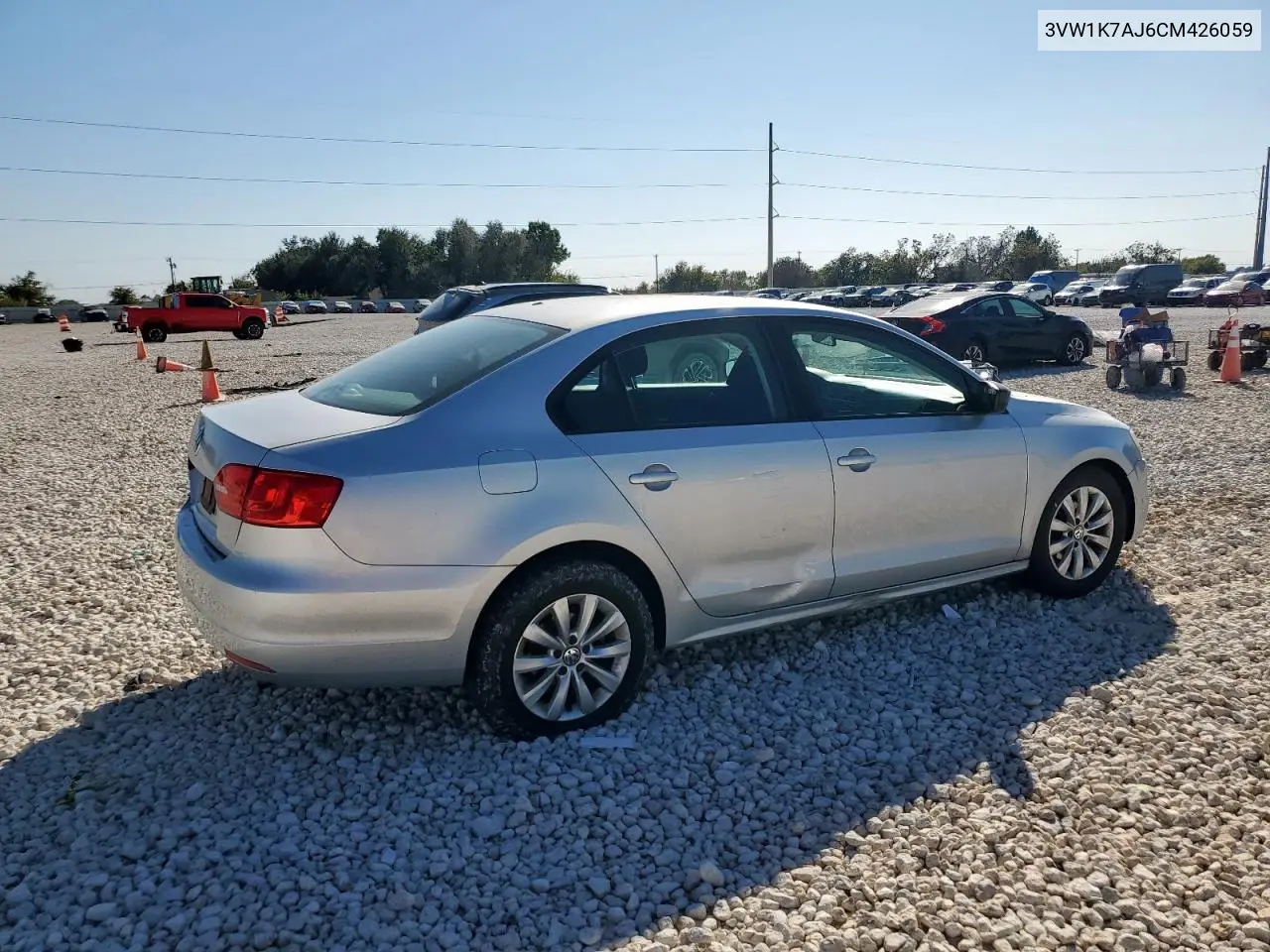 3VW1K7AJ6CM426059 2012 Volkswagen Jetta Base