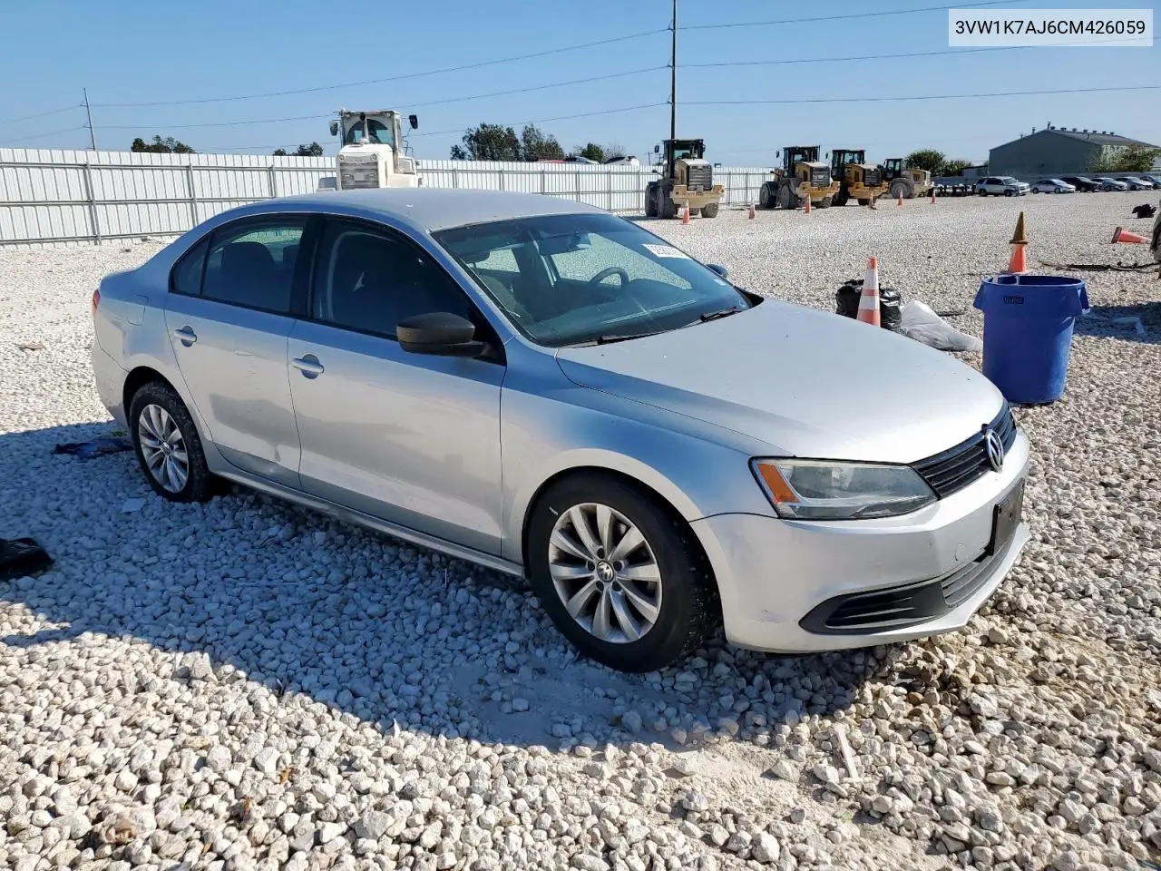 3VW1K7AJ6CM426059 2012 Volkswagen Jetta Base