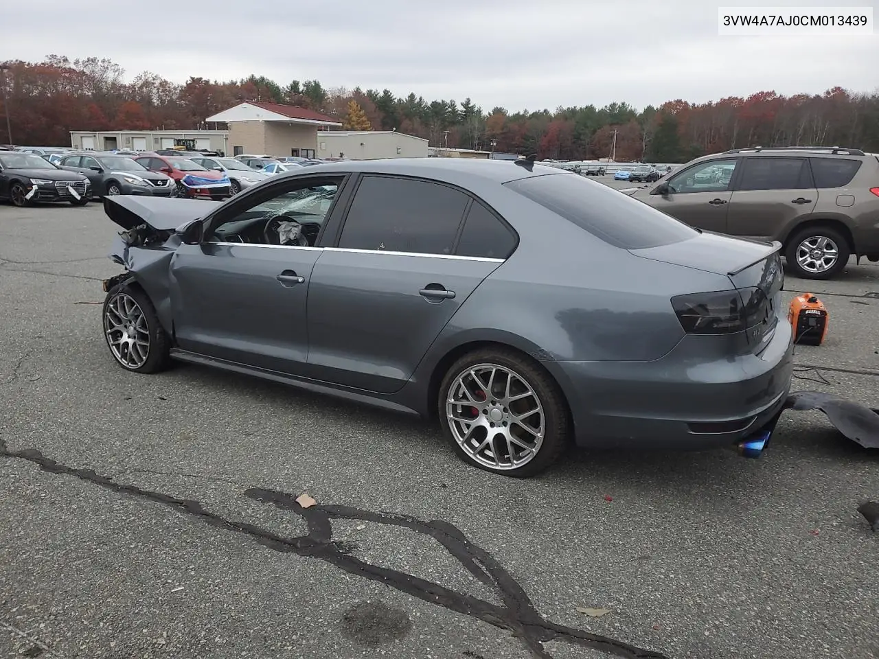 3VW4A7AJ0CM013439 2012 Volkswagen Jetta Gli