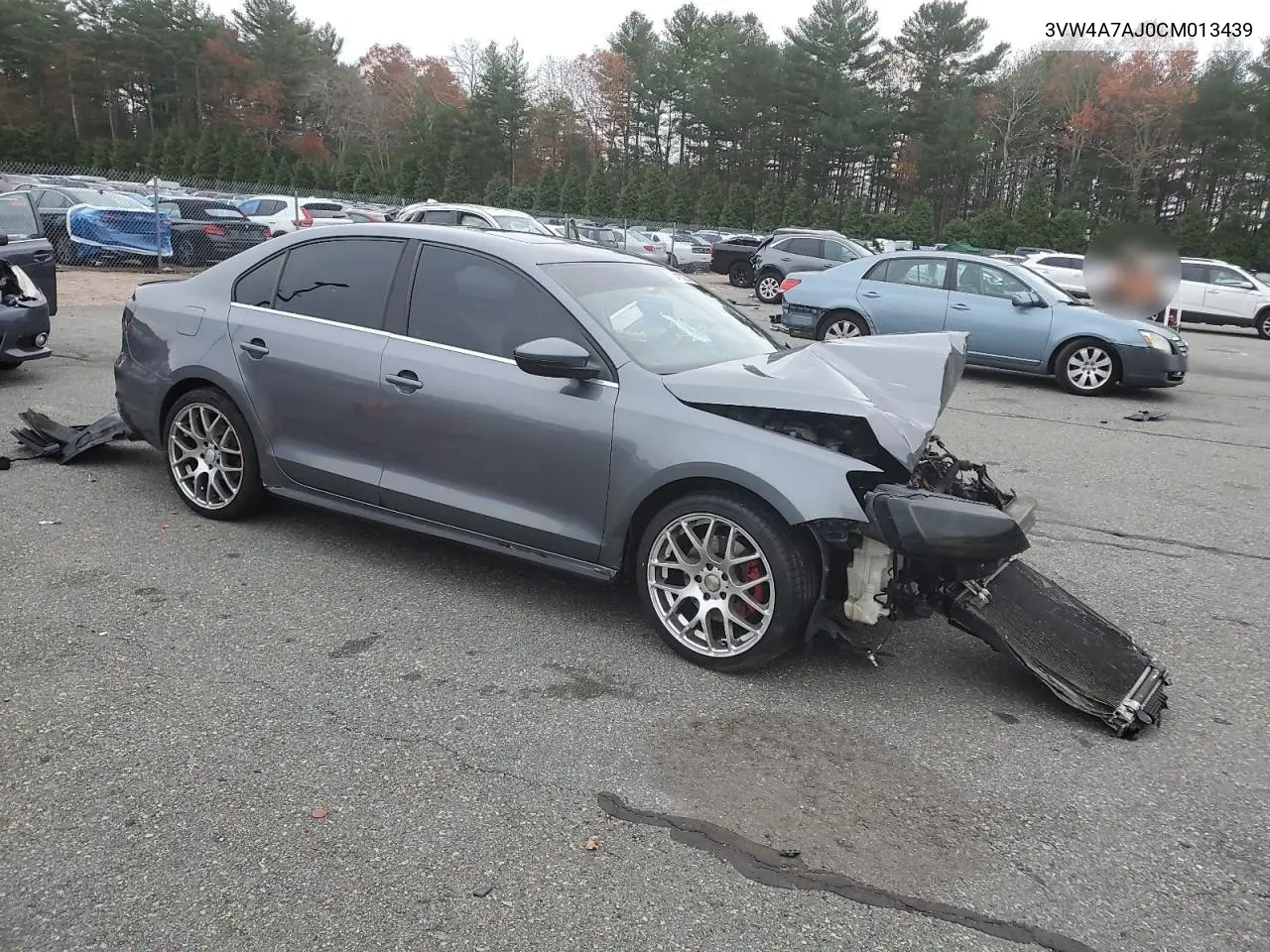 3VW4A7AJ0CM013439 2012 Volkswagen Jetta Gli