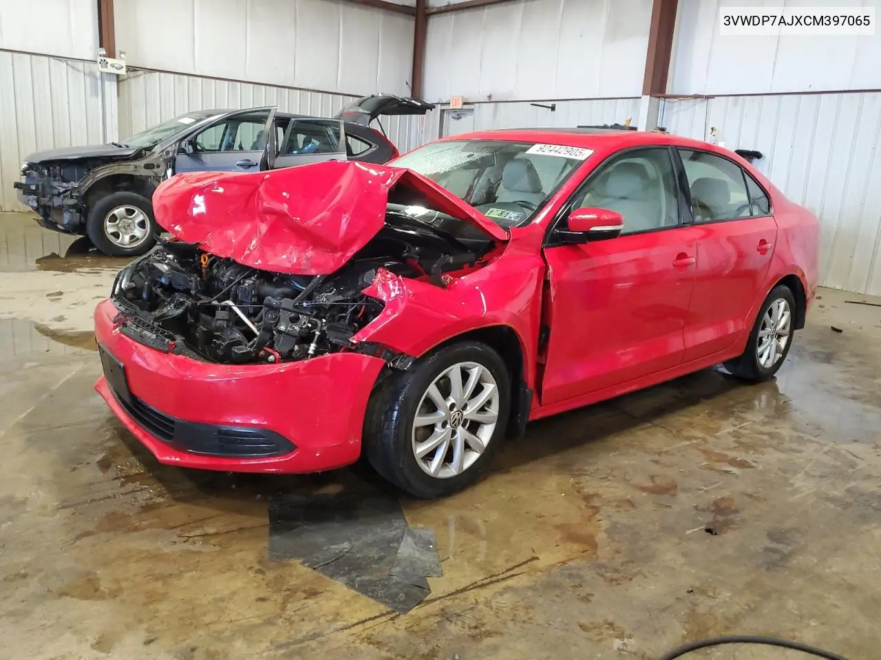 3VWDP7AJXCM397065 2012 Volkswagen Jetta Se