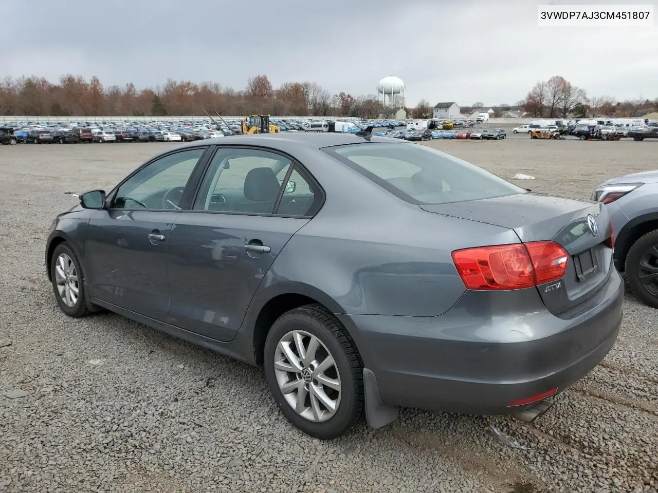 3VWDP7AJ3CM451807 2012 Volkswagen Jetta Se